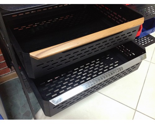 Корзина перфорированная выдвижная 600х360x145